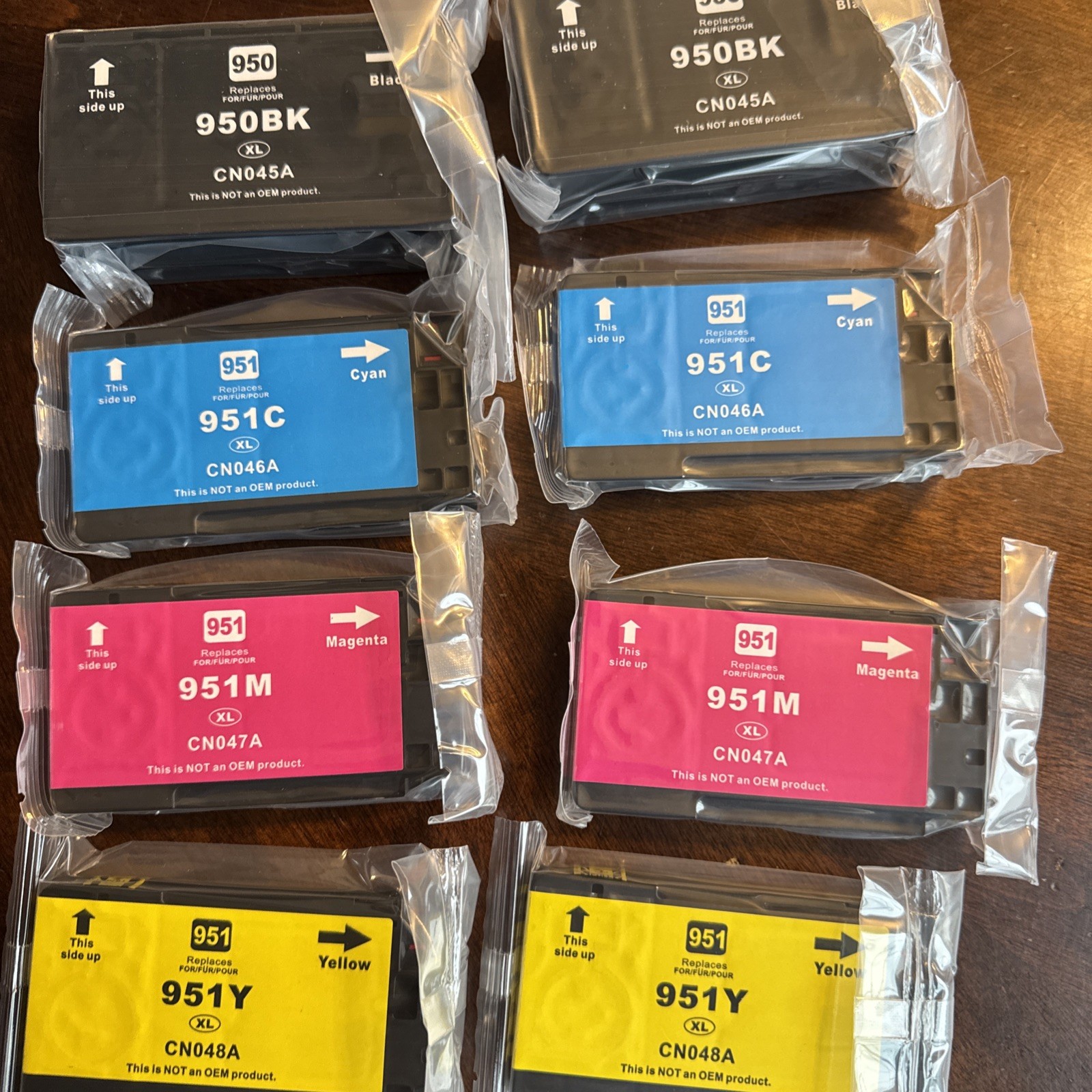 Ink Cartridges 950XL 951XL for HP officejet 950BK x2, 951M x2, 951Y x2, 951C x2