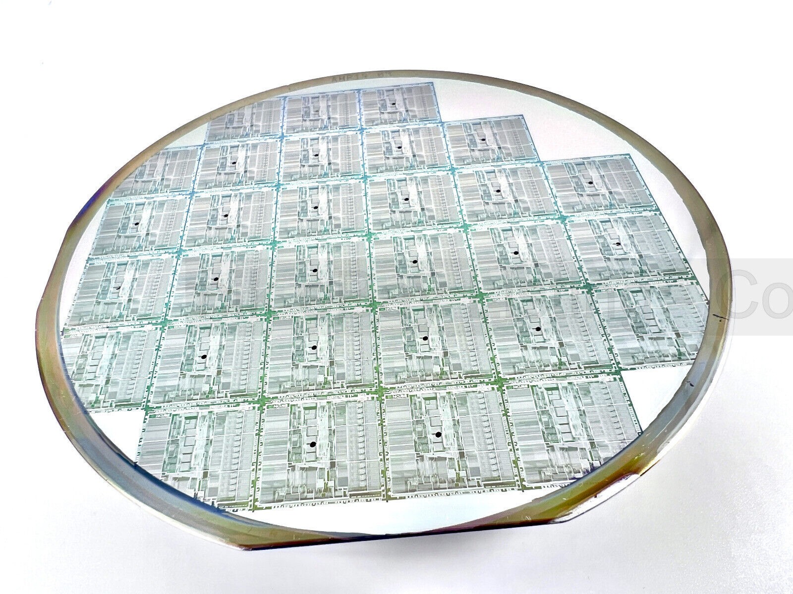 Vintage 1989 nCUBE-2 Supercomputer CPU 4" Silicon Wafer Computing History #5