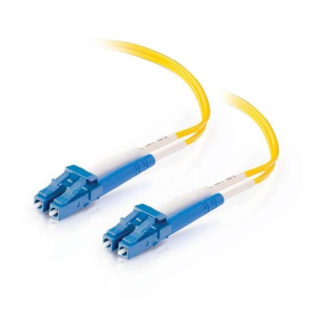 Lot of 10x LEGRAND 810-LL7-003 1m LC-LC 9/125 OS2 Duplex Single-Mode PVC Fiber