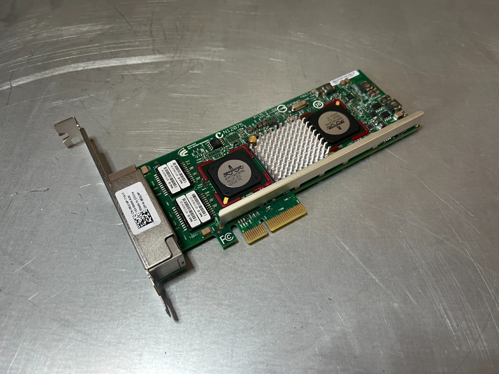 Dell Broadcom BCM5709 Quad Port 1Gb RJ45 NIC LP (R519P-LP-OSTK)