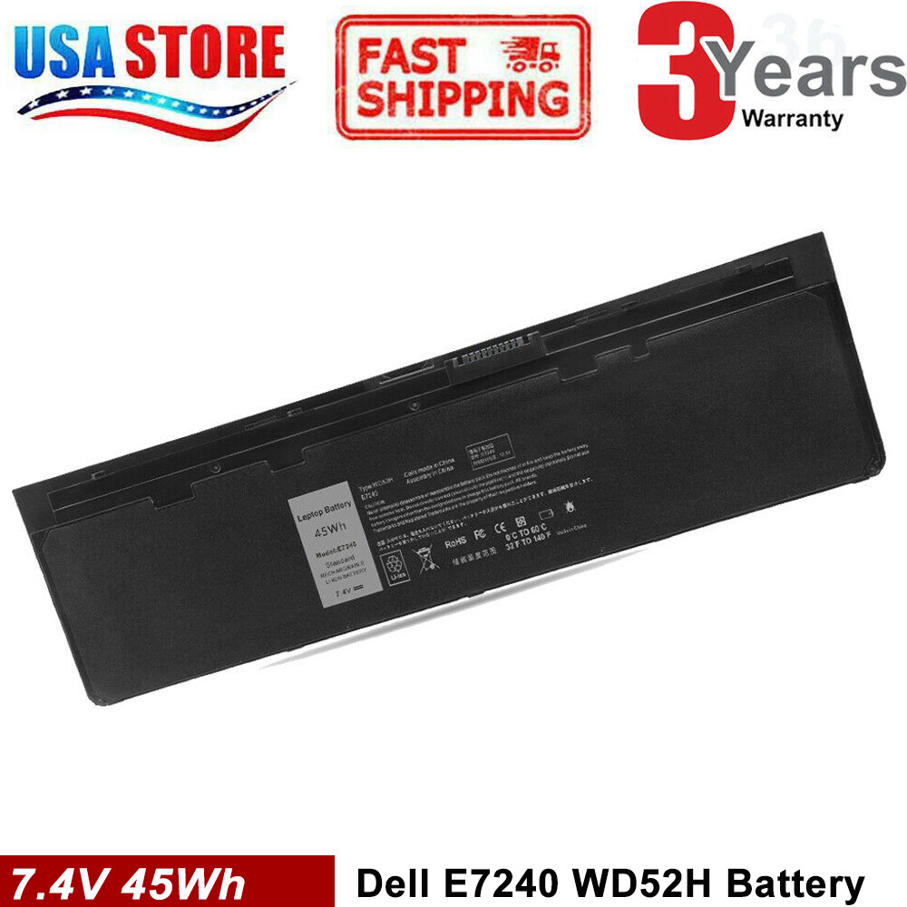 E7240 Battery for Dell Latitude E7250 VFV59 F3G33 KKHY1 451-BBFW 451-BBFX WD52H