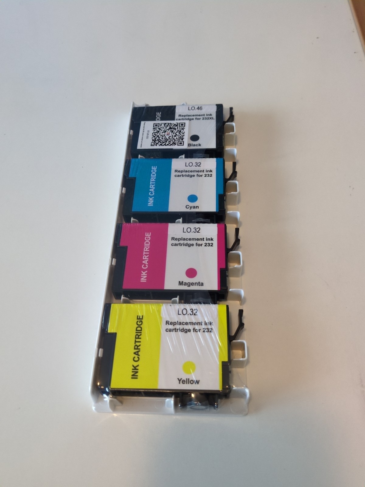 Ink Catridges Replacement 232 (XL-Black, Cyan, Magenta, Yellow) 