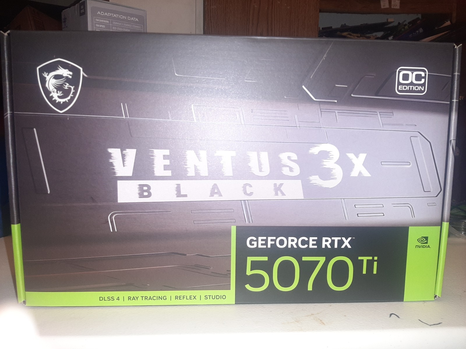 MSI GeForce RTX 5070 Ti Ventus 3X OC 16GB "BOX ONLY NO GRAPHICS CARD BOX ONLY"