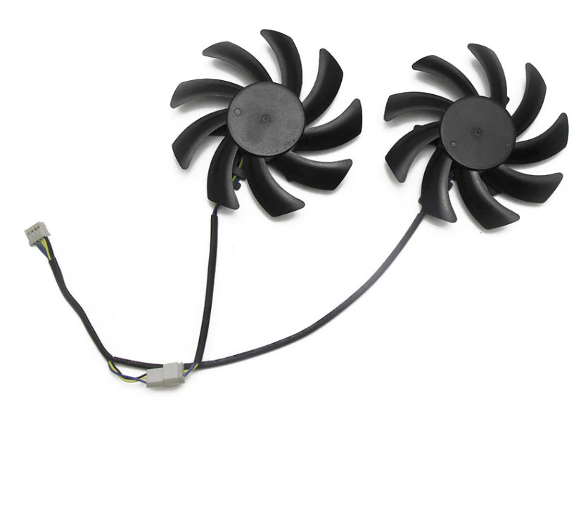 Pair Fans Cooler Fan For Sapphire HD 7970 6850 6970 R9 270X FDC10H12S9-C 85mm