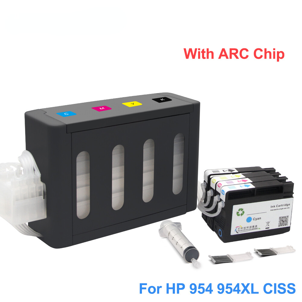 For HP 954XL CISS For HP7740 8210 8710 8715 8720 8725 8730 8740 With ARC Chip
