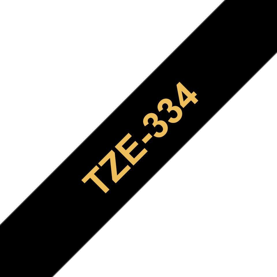 Brother W128348125 TZE-334 Laminated Tape 12Mm ~E~