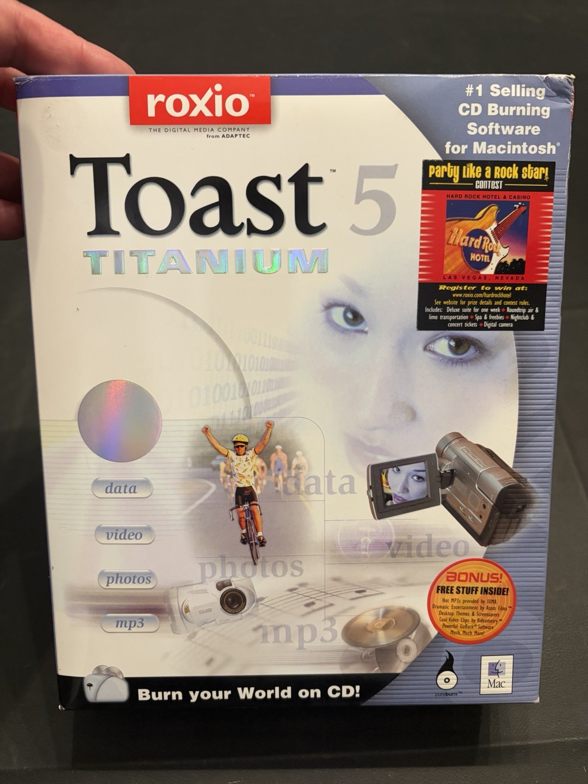 Roxio Toast 5 Titanium Mac Macintosh CD Burning Software Complete Big Box