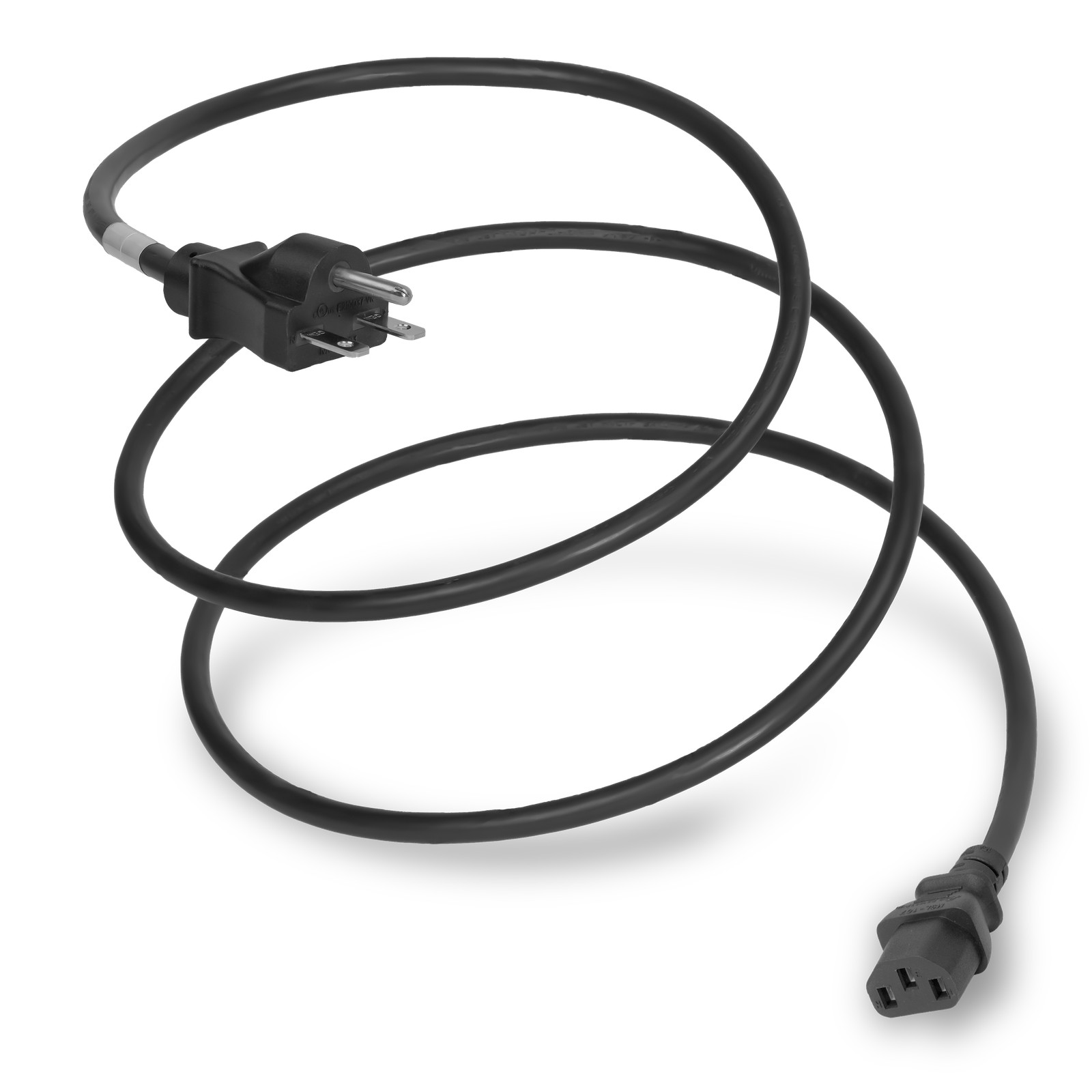 15 Pack of NEMA 6-15P to C13 15A 250V 14/3 SJT Power Cord - Black - 3ft
