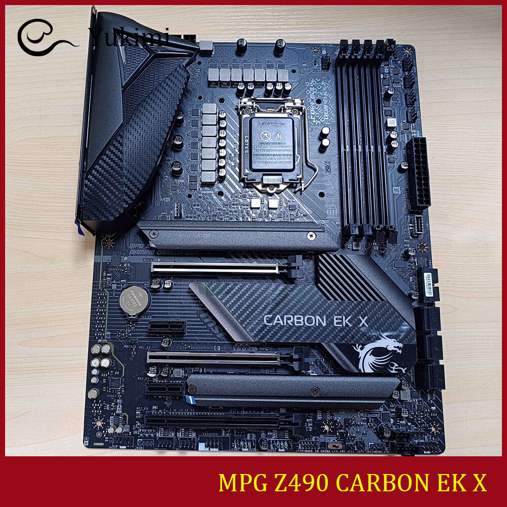 FOR MSI MPG Z490 CARBON EK X LGA 1200 DDR4*4 HDMI DisplayPort 128GB Motherboard