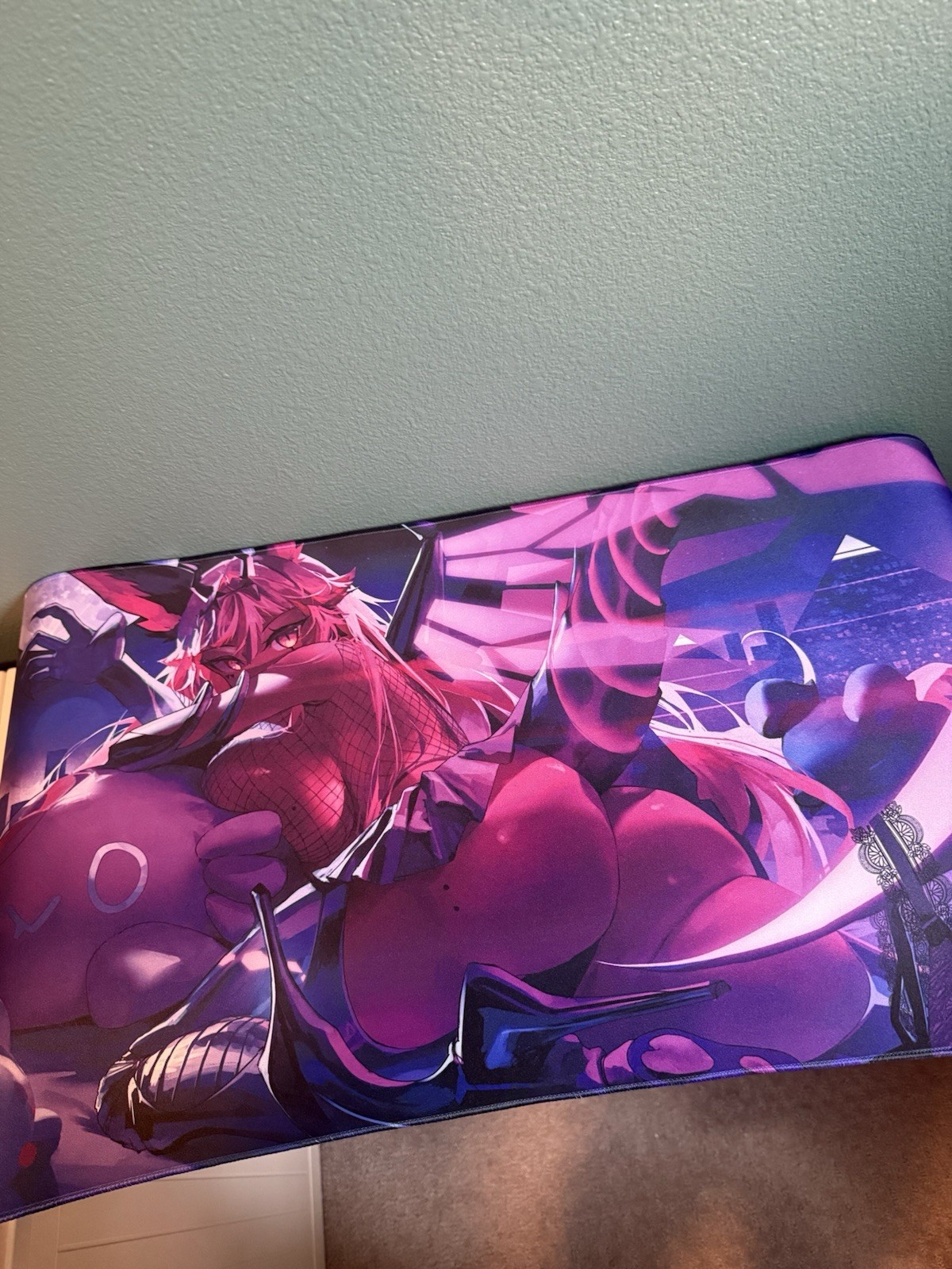 GamerSupps GG Waifu Creator Mousepad - Trickywi: Alien Dragon w/VCard | In Hand