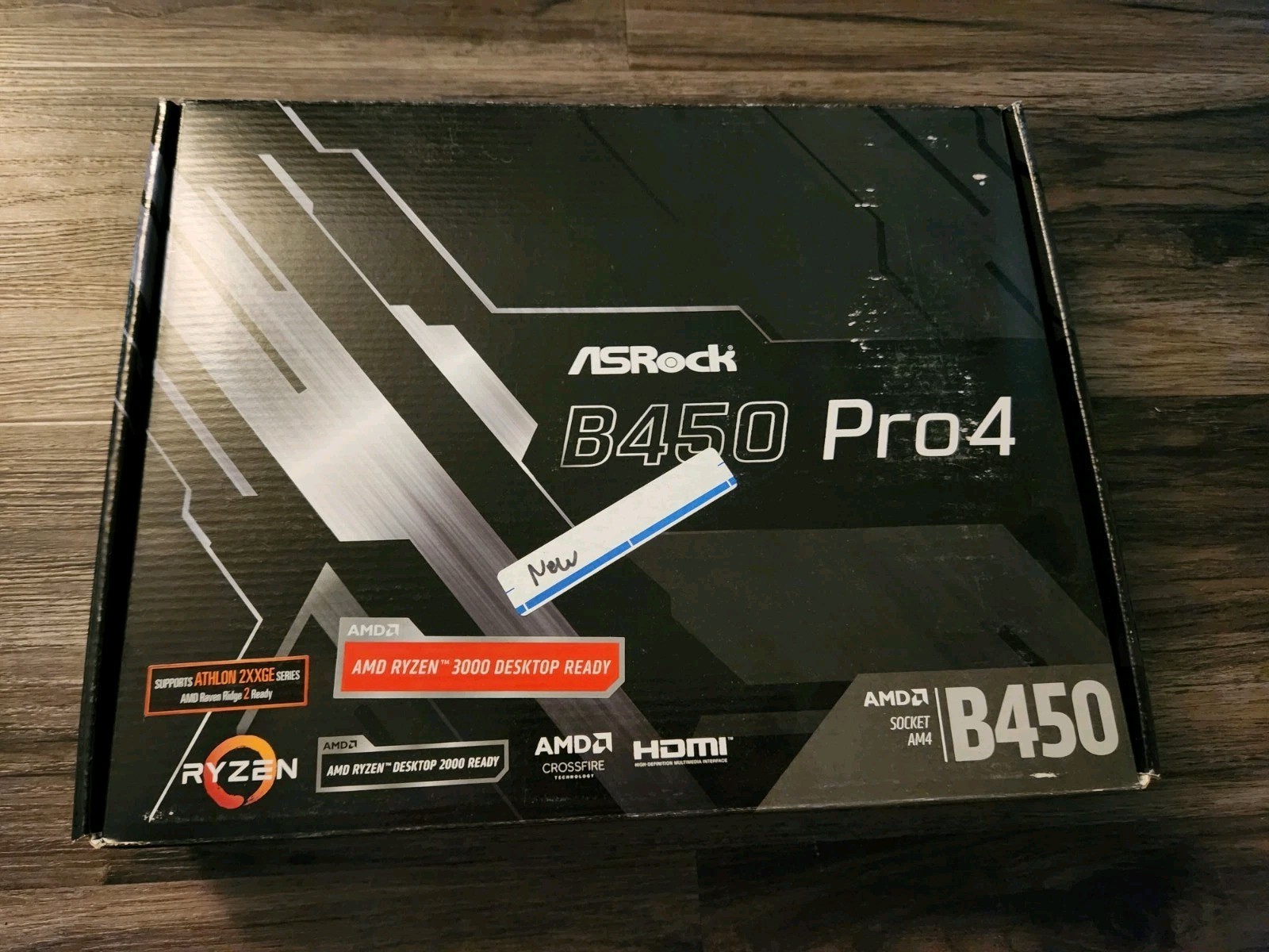 ASRock B450M Pro4 AMD Socket AM4 DDR4 Desktop Motherboard