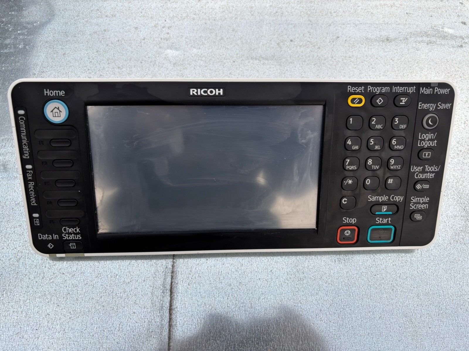 Ricoh Savin Lanier Used Operation Control Panel for MP C4503 C5503 C6003 OEM