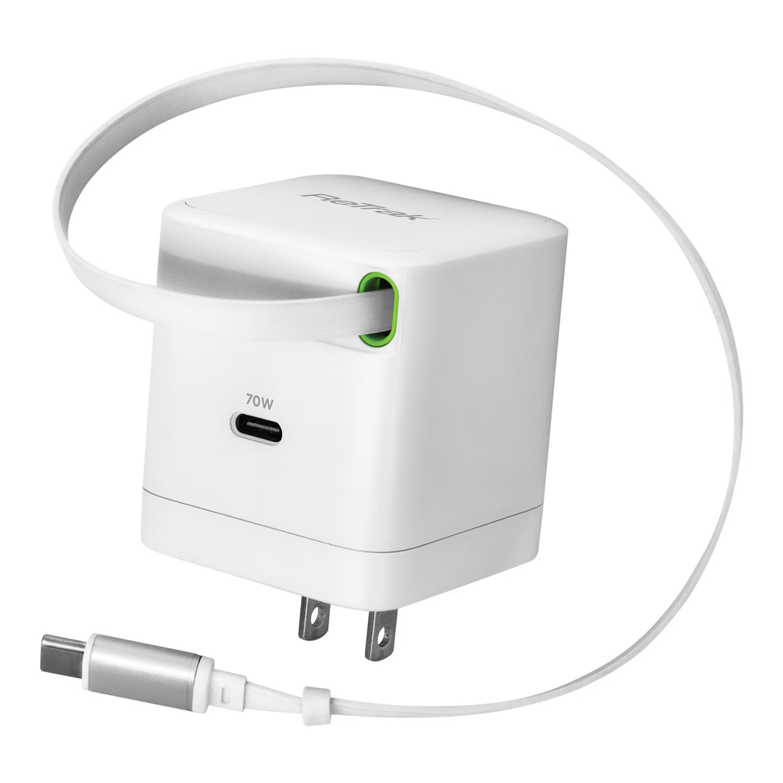 ReTrak - 70W USB-C Wall Charger - White