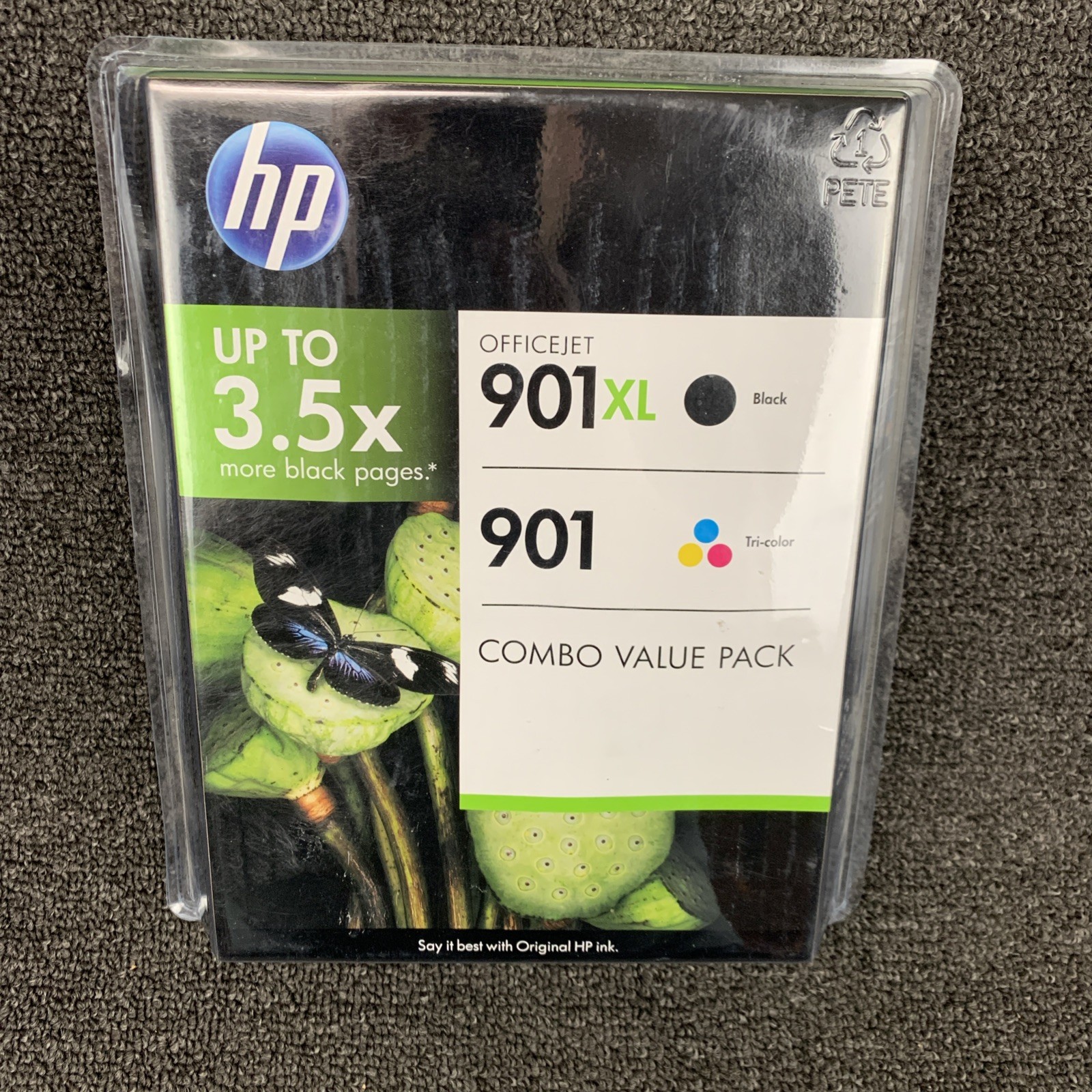 NEW HP 901XL/901 Black/Tri-Color Combo Pack Ink Cartridges *EXP 2013
