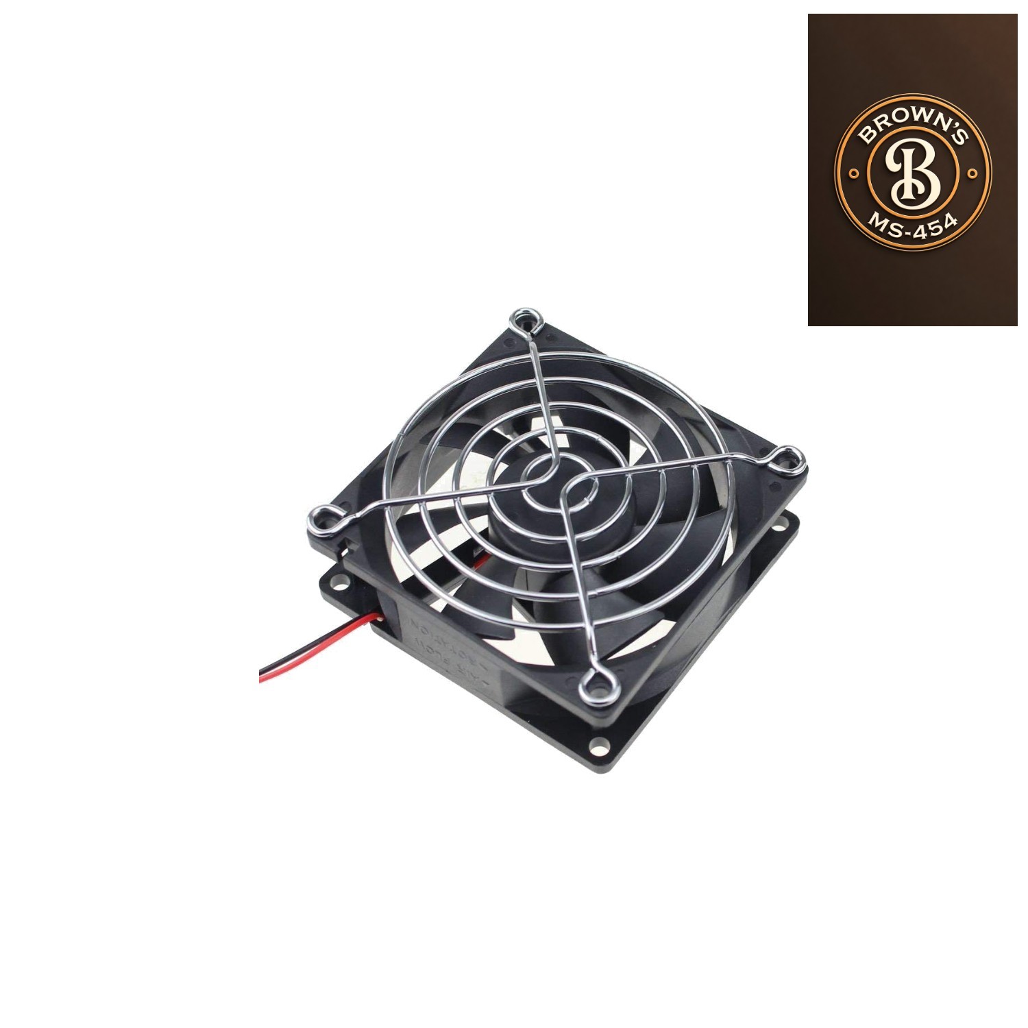 Compact 80x25mm 12V DC Fan for Cooling Electronics and Refrigerators