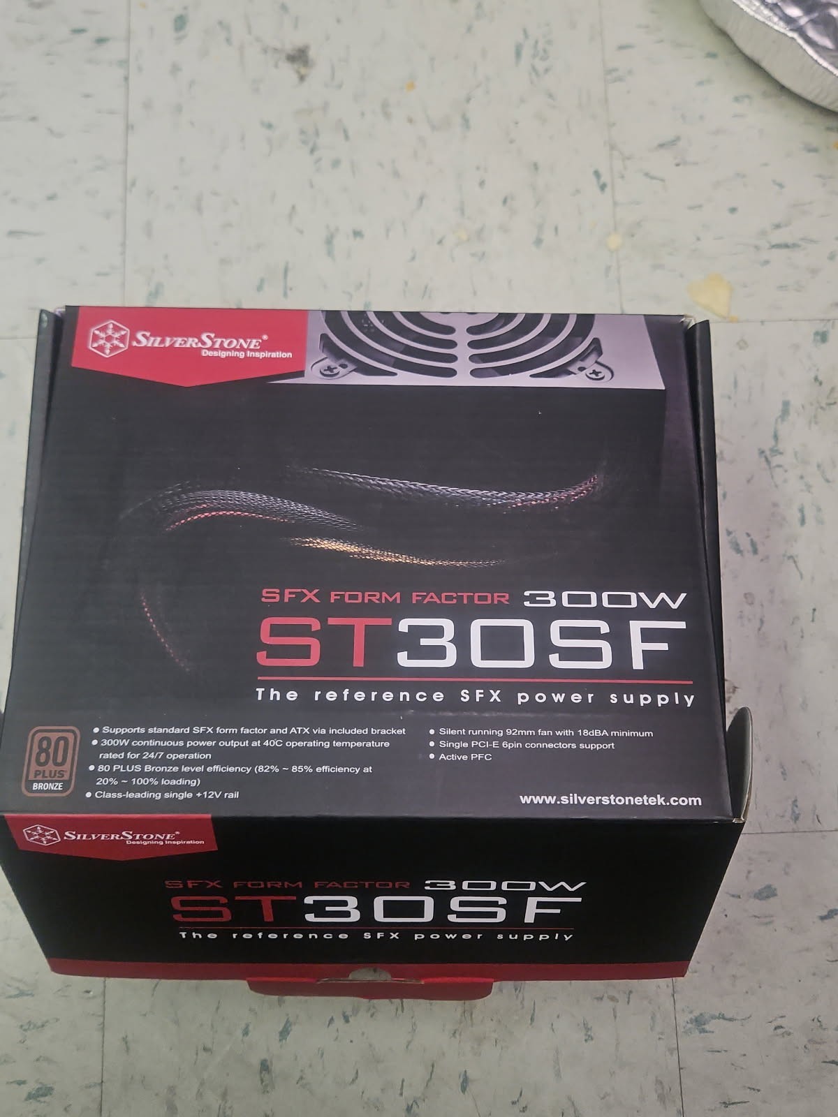 Silverstone 300W SFX Form Factor 80 Plus Bronze Power Supply (ST30SF-V2)