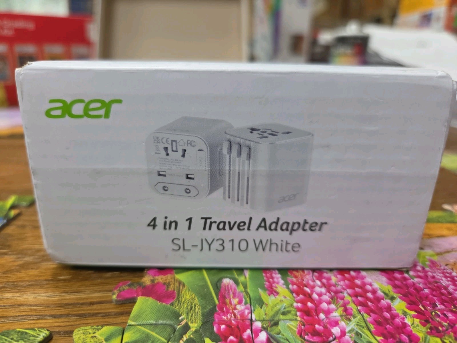 Acer 4 in 1 Travel Adapter SL-JY310 White Open Box 
