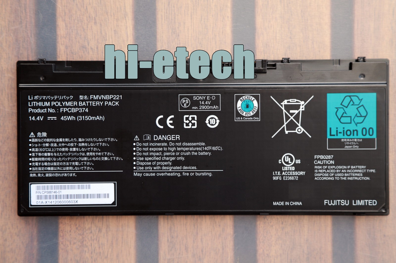 New 45Wh Genuine FPCBP374 Battery for Fujitsu Stylistic Quattro Q702 FMVNBP221