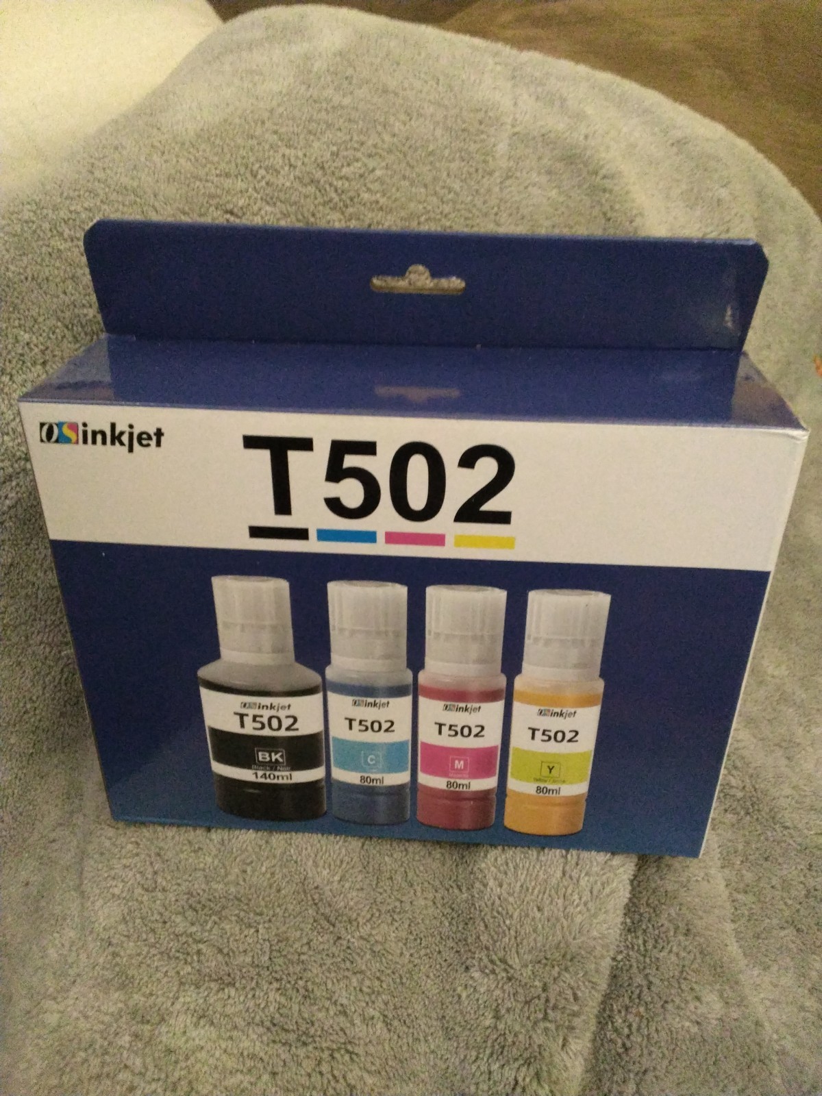OS Inkjet T502 Refill Bottles Set Of 4 New Ink