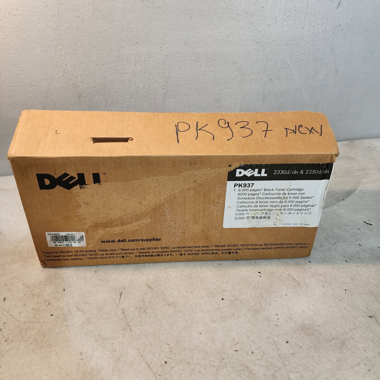 Dell PK937 Black Hi Yield Toner Cartridge Genuine New OeM Open Box 