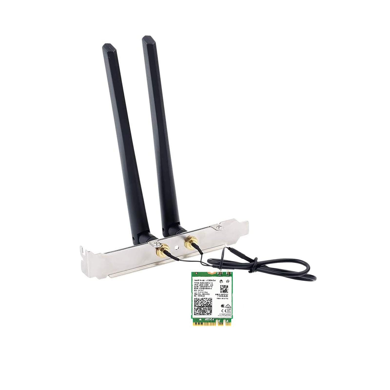 AX210NGW DTK WiFi Card WiFi 6E Supports 6GHz, 2230, 2x2 AX+BT 5.3+Tri-Band, I...