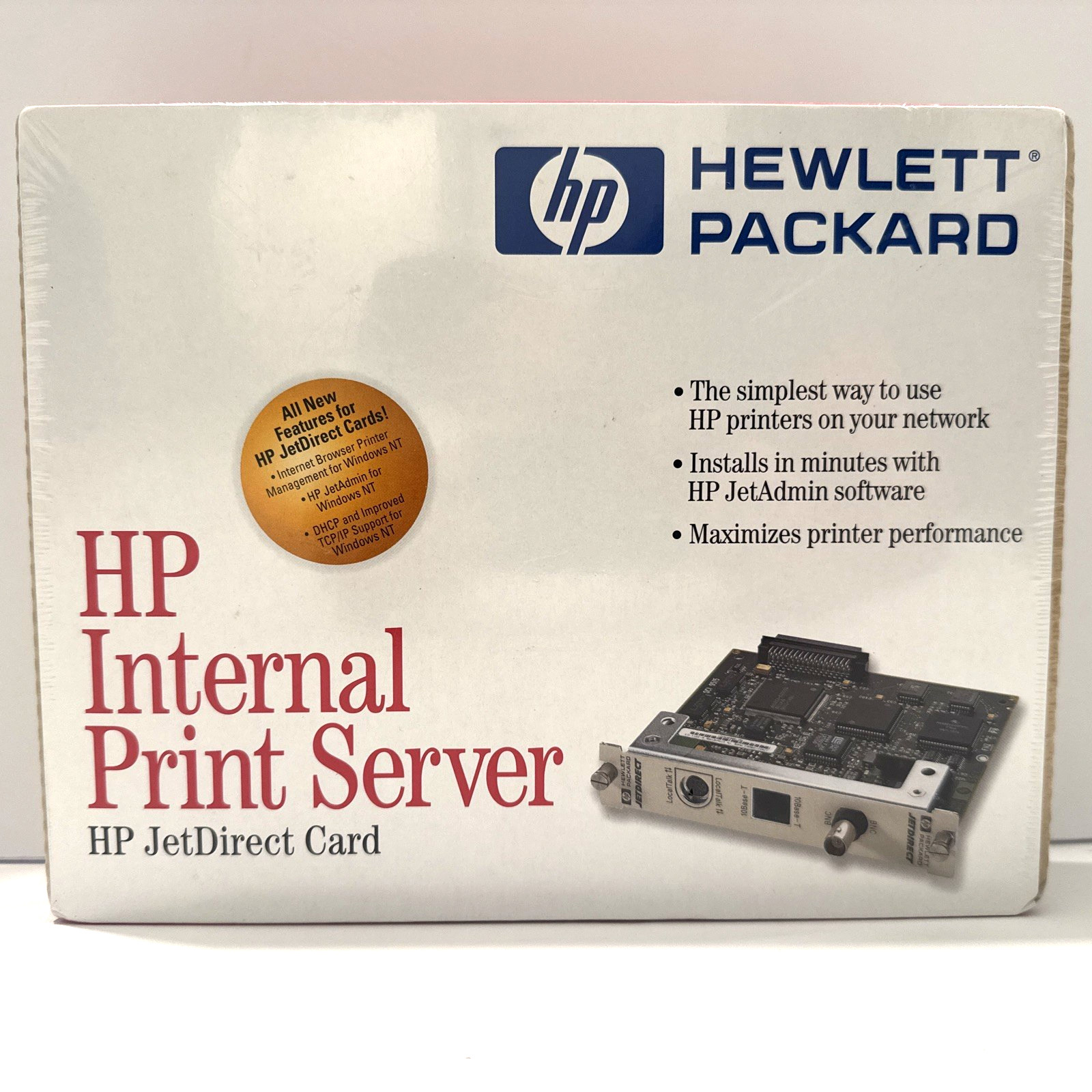 HP JetDirect J2550B Internal Print Server Card Network Interface NEW Sealed Box