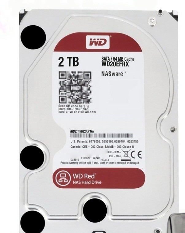 WD20EFRX Compatible Western Digital Red2TB SATA 3.5"64MB Internal Enterprise HDD