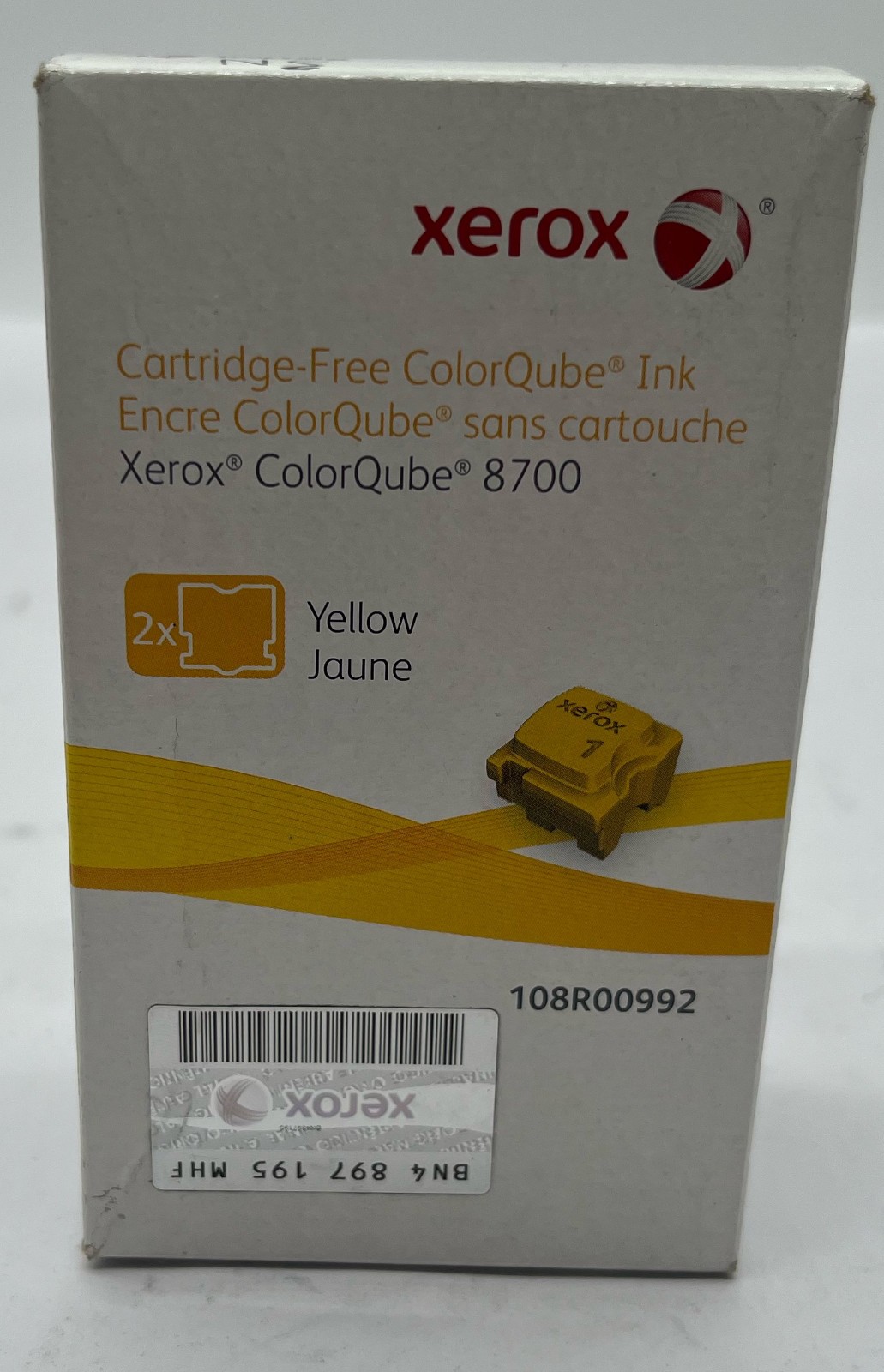 Genuine Xerox 108R00992 Yellow Ink Sticks (2/BX), OEM