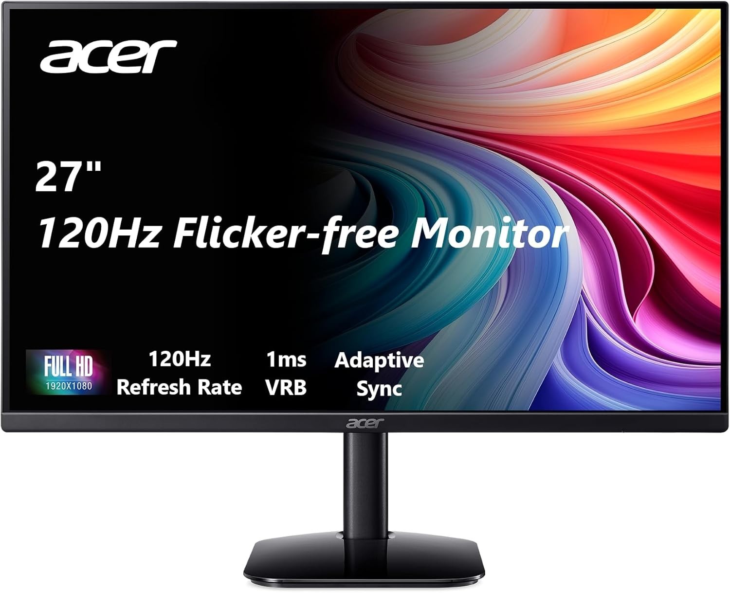 27in FHD 1920x1080 IPS 120Hz Gaming Monitor | Office KB272 G0bi 1ms, AdaptiveSyn