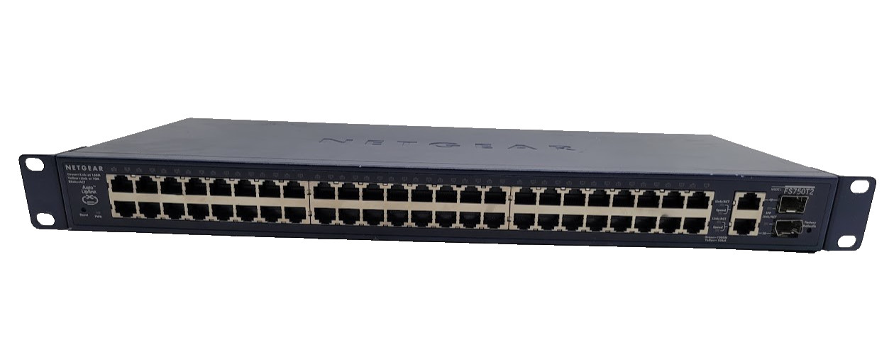 Netgear Prosafe FS750T2 Stackable 48+4Port Smart Switch