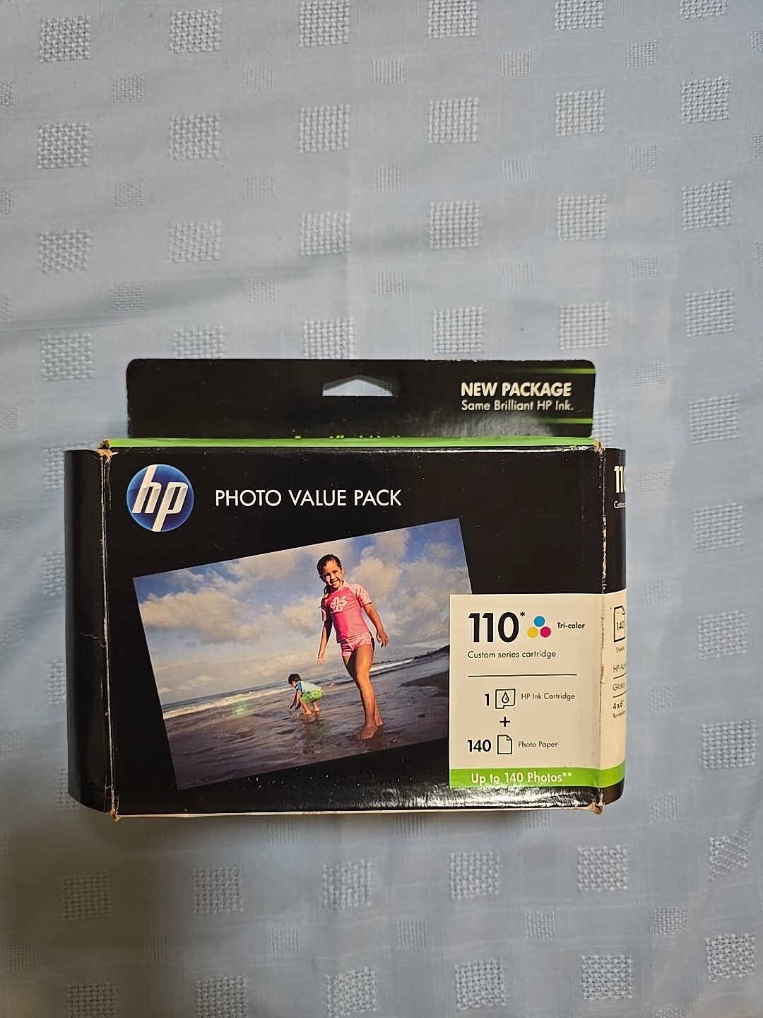 New Genuine HP 110 Tri-Color Custom Ink Cartridge