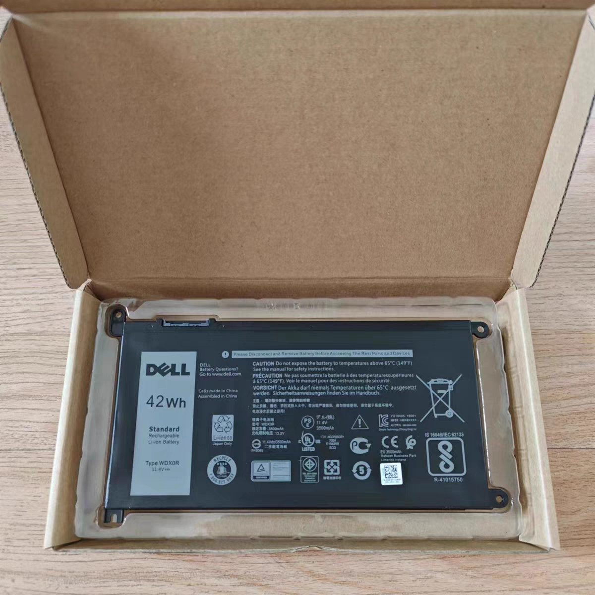 OEM Genuine 42WH WDX0R WDXOR Battery For Dell Inspiron 15 5567 5568 13 5368 7368