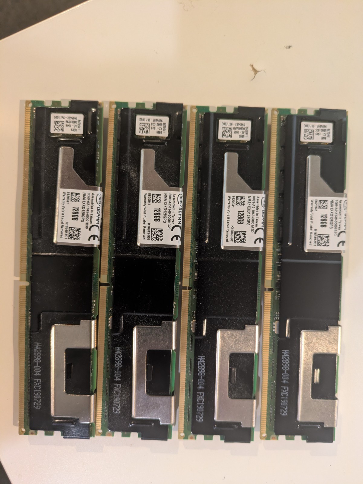 NMA1XXD128GPS Intel Optane 128GB x 4 (512GB total)