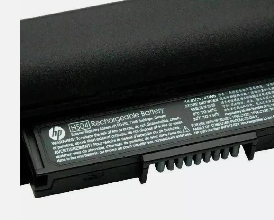 NEW Genuine HS04 Battery For HP HS03 HSTNN-LB6U 807956-001 807957-001 807612-42