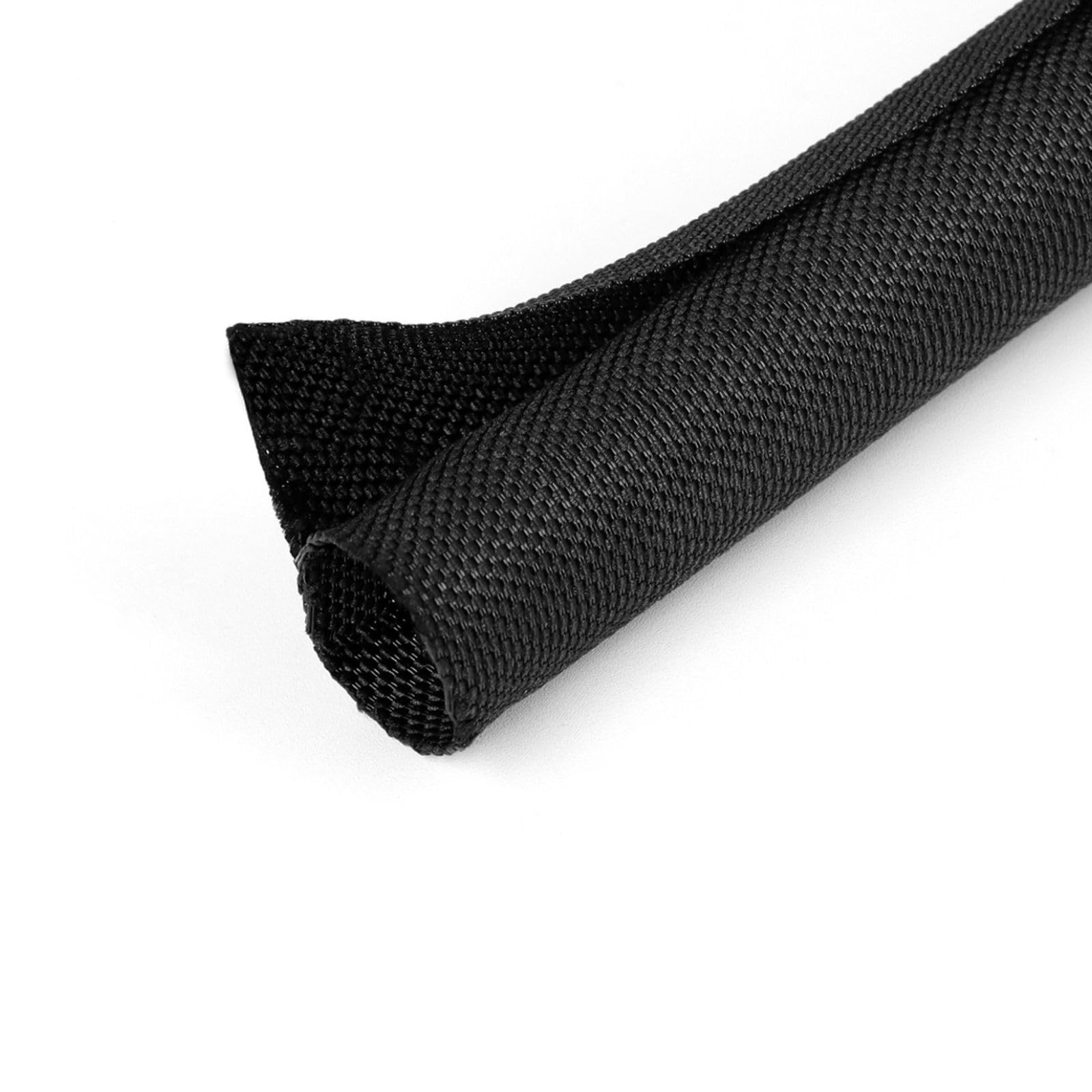 3/8 inch Split Braided Cable Management Sleeve for USB Cable Power Cord Audio...