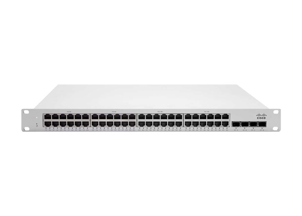 NEW Cisco Meraki MS210-48LP-HW 52-Port PoE+ Switch – Factory Sealed, Unclaimed