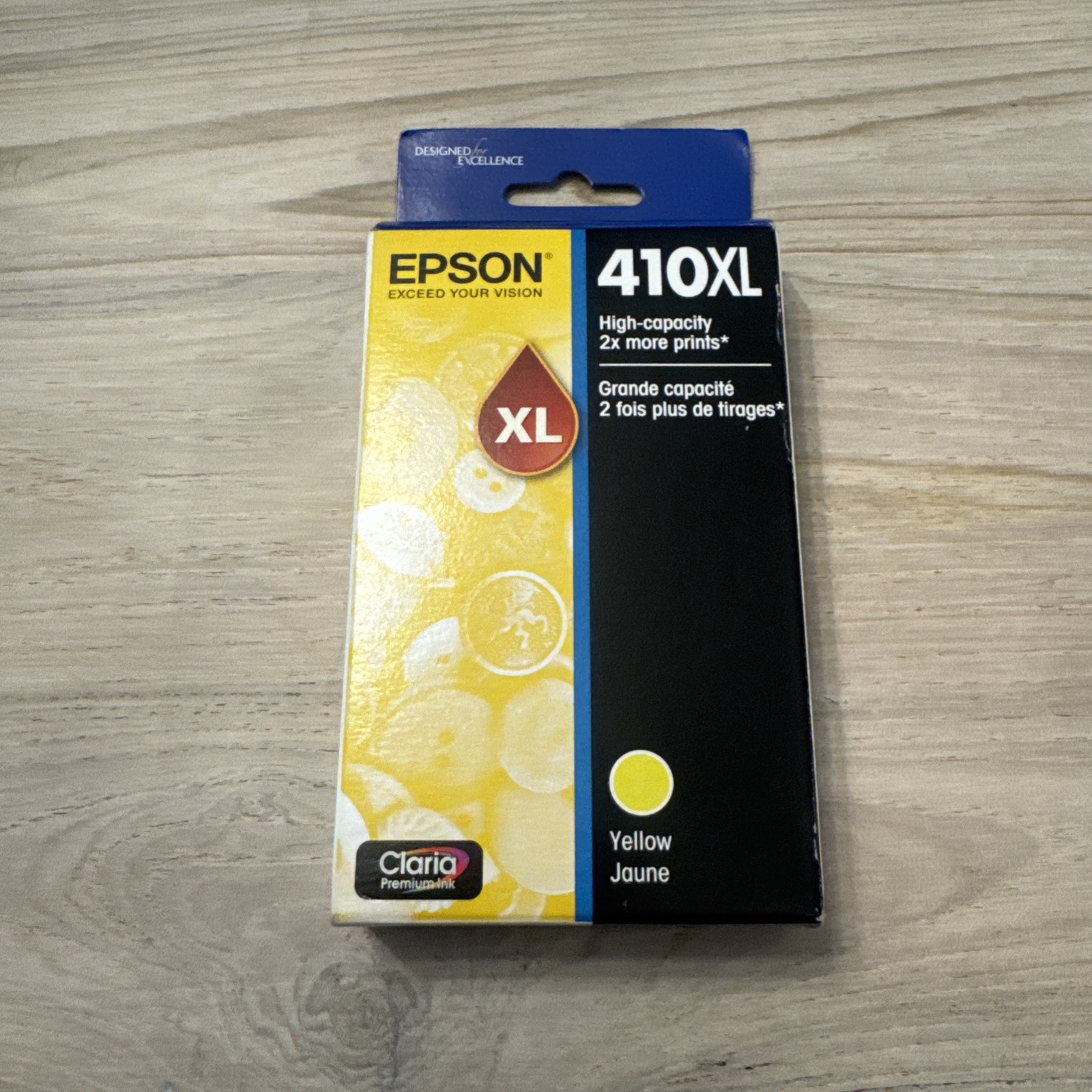 EPSON 410XL Yellow Ink Cartridge, Brand New, Exp. 10/2024