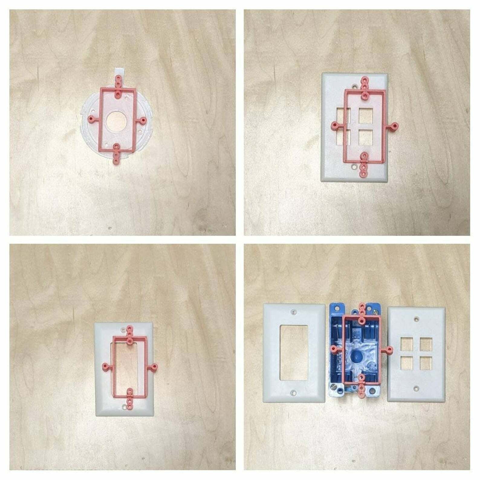 Ubiquiti Unifi AP Small Mount Electrical Box Single 1 Gang Adapter