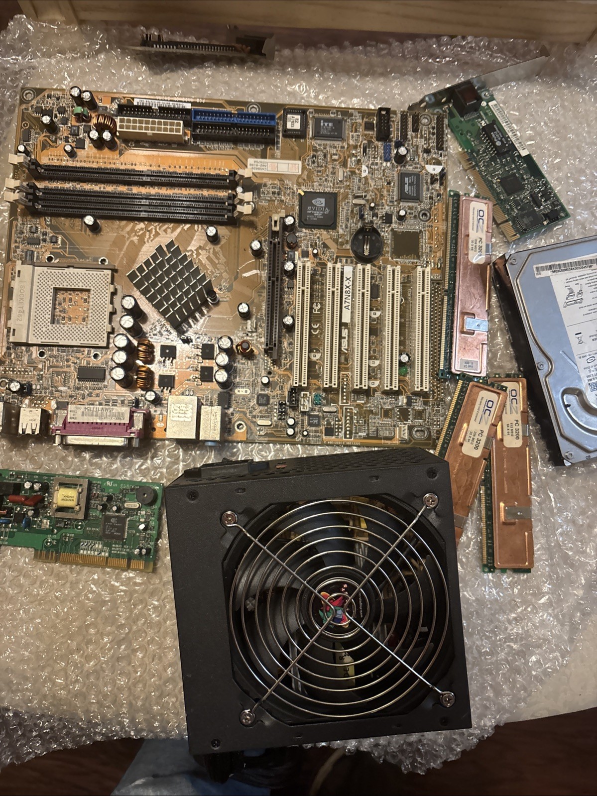 Vintage Computer Motherboard Starter Retro Gaming Set