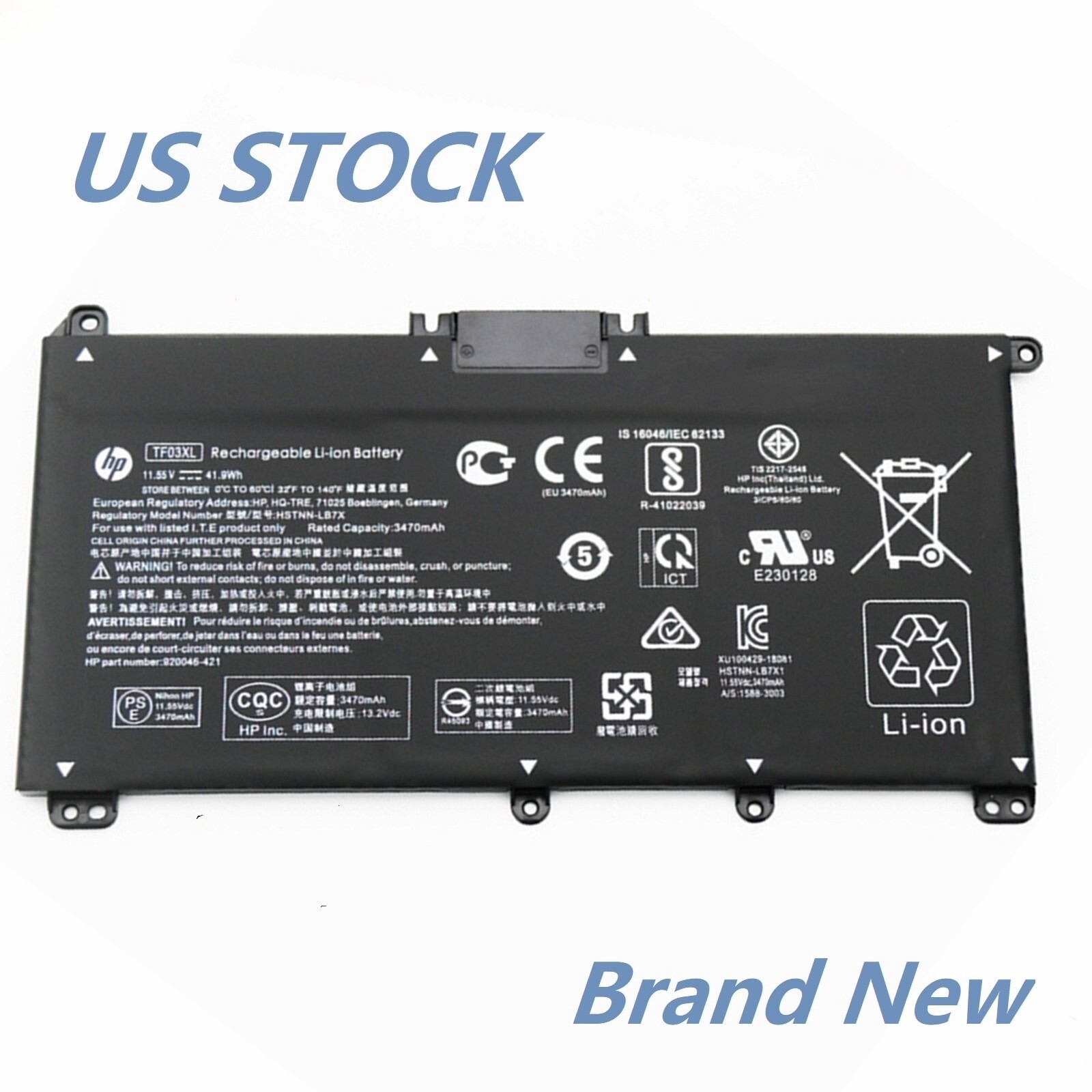 Genuine OEM TF03XL Battery for HP Pavilion 15-CD 920070-855 HSTNN-LB7X HSTNN NEW