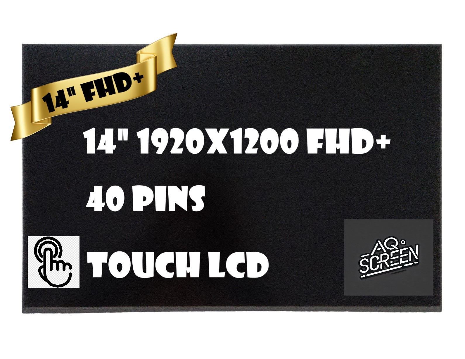 NV140WUM-T01 V8.0 LCD LED Touch Screen 14" FHD+ 2K On-Cell Touch 40 pins Display
