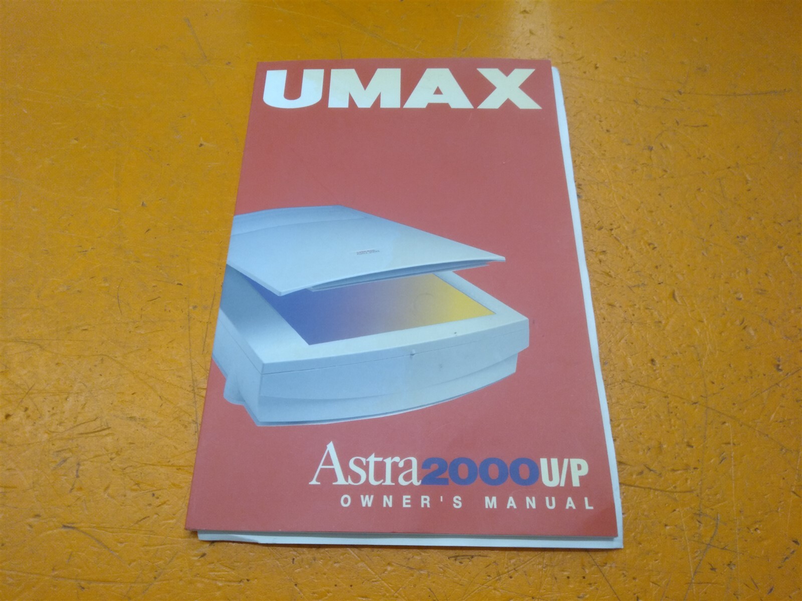 ⭐️⭐️⭐️⭐️⭐️ Vintage UMAX Astra 2000 UP Flatbed Scanner Owners Manual Guide 