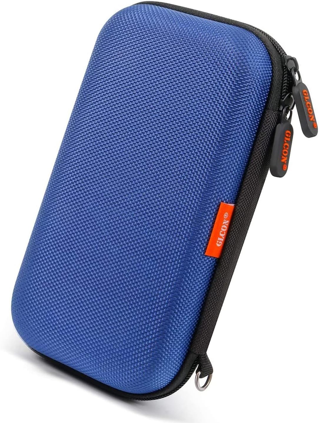 Blue Shockproof Charger Carrying Case - GLCON Small Hard Travel EVA 