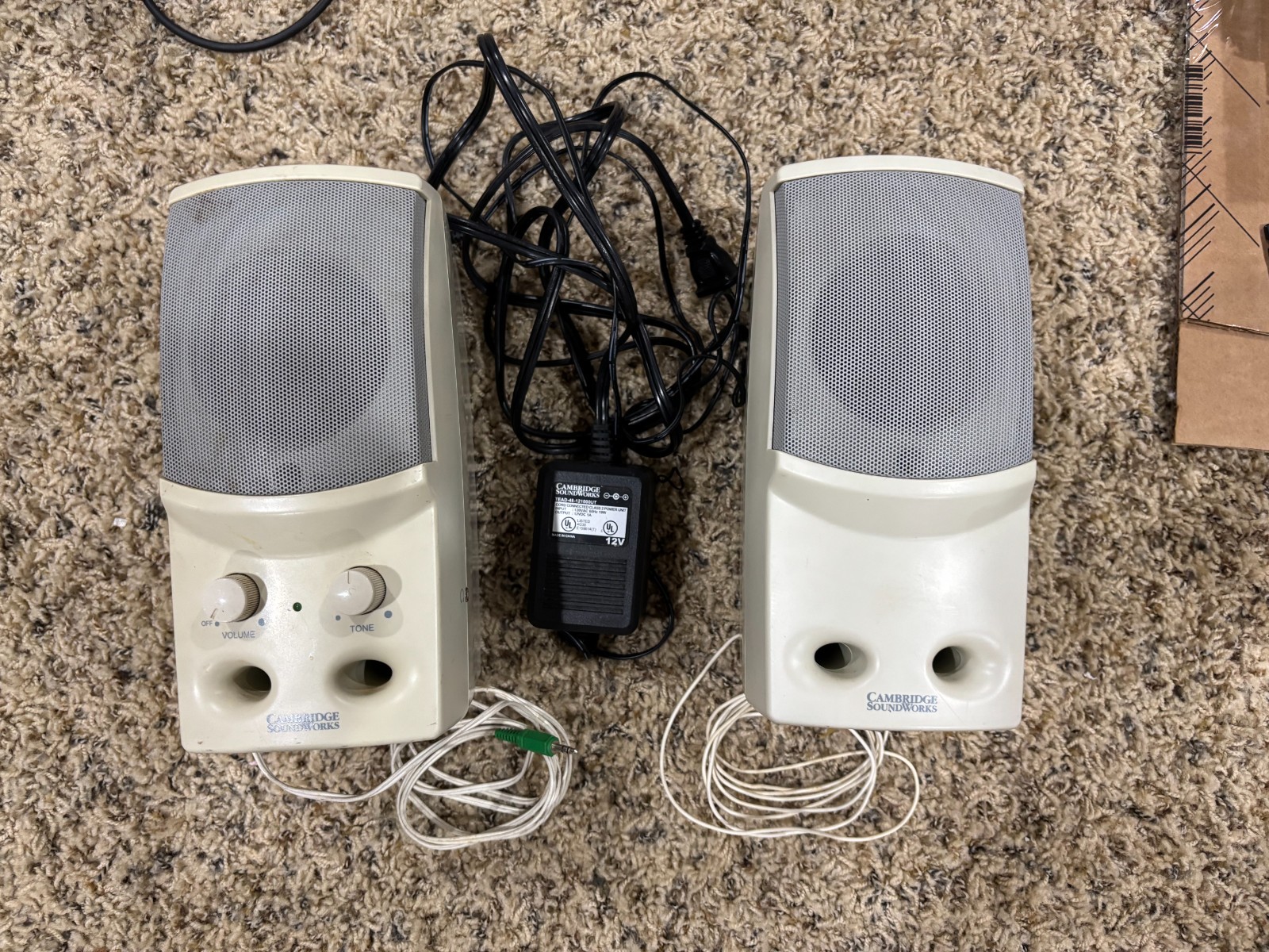 NOS Cambridge SoundWorks SBS52 Creative Multimedia PC Speakers tested