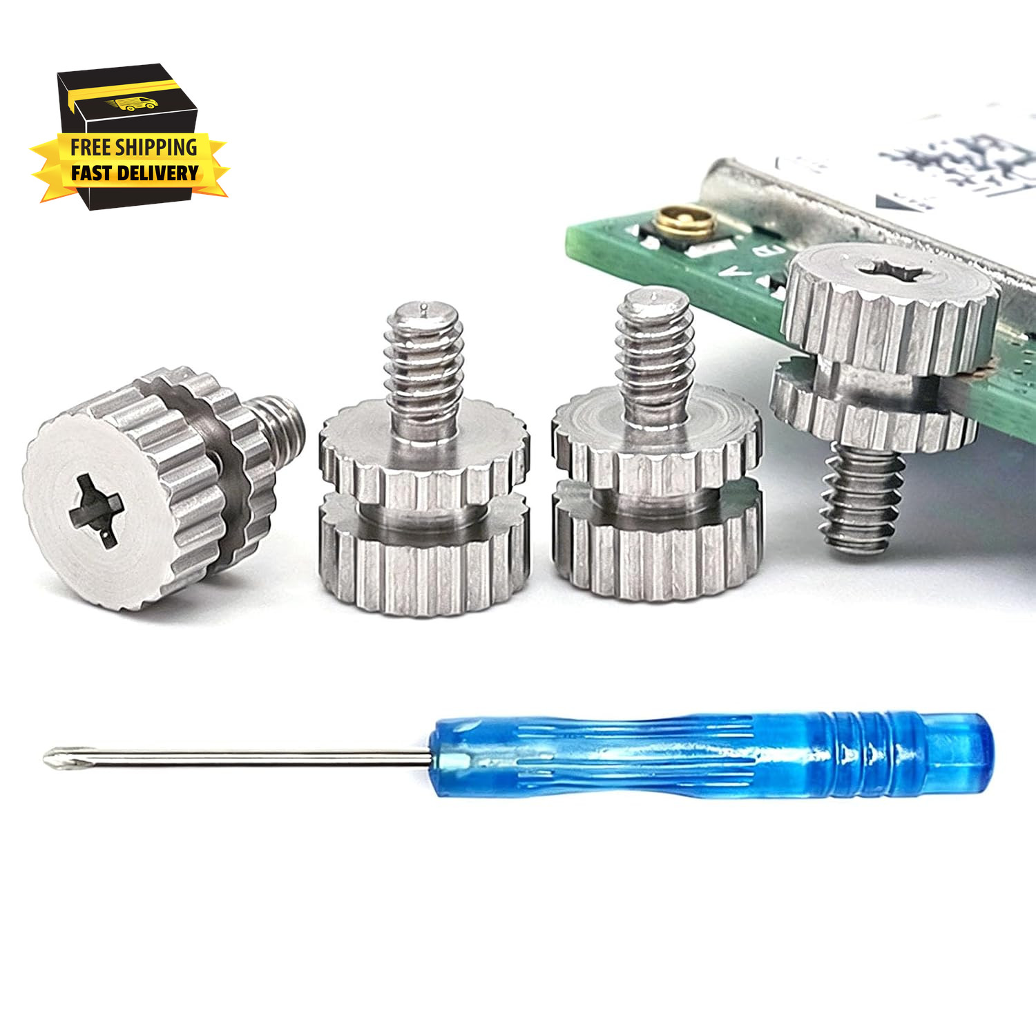 M.2 Screw Kit 304 Stainless Steel, Nvme M.2 SSD Mounting Screws for Asus Gigabyt