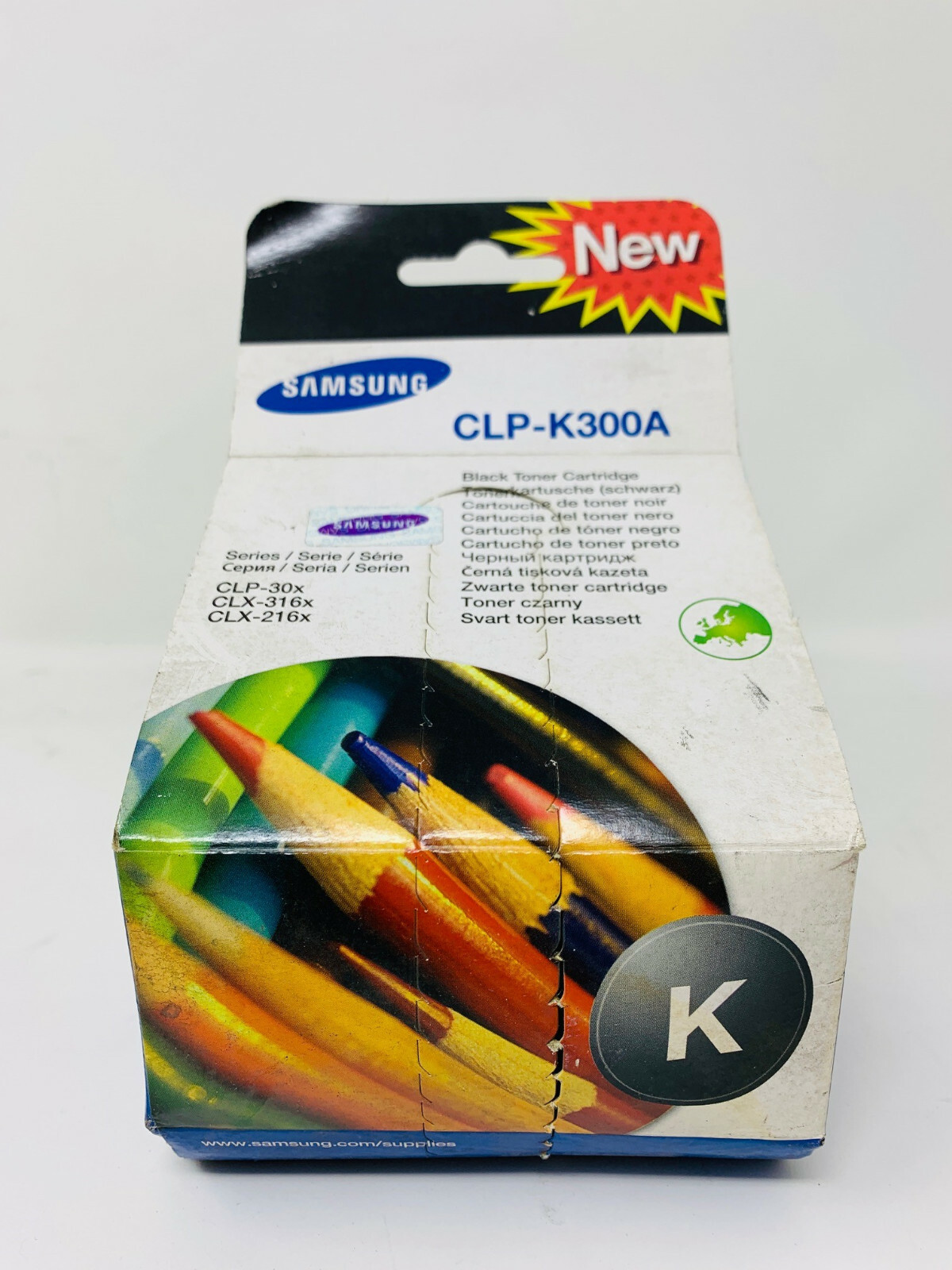 SAMSUNG CLP-K300A GENUINE BLACK TONER CLP-300/CLX-2160/CLX-3160