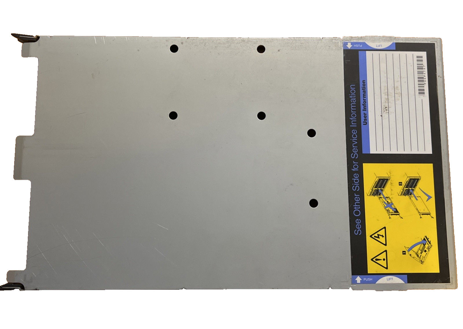 Lot Of 2 IBM Blade Top Cover for BladeCenter HS21 JS21 JS22 42D8680 42D8678 H40