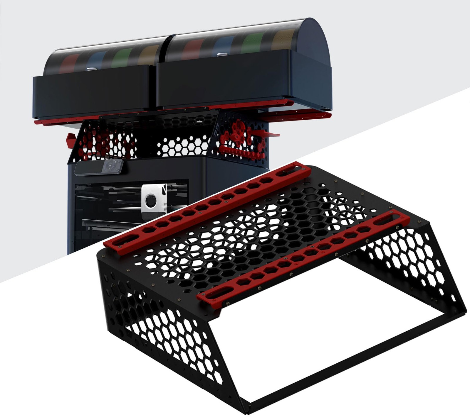 BIQU Panda Perch AMS Stand Riser for Bambu-Lab P1S P1P X1C X1E 3D Printers, A...