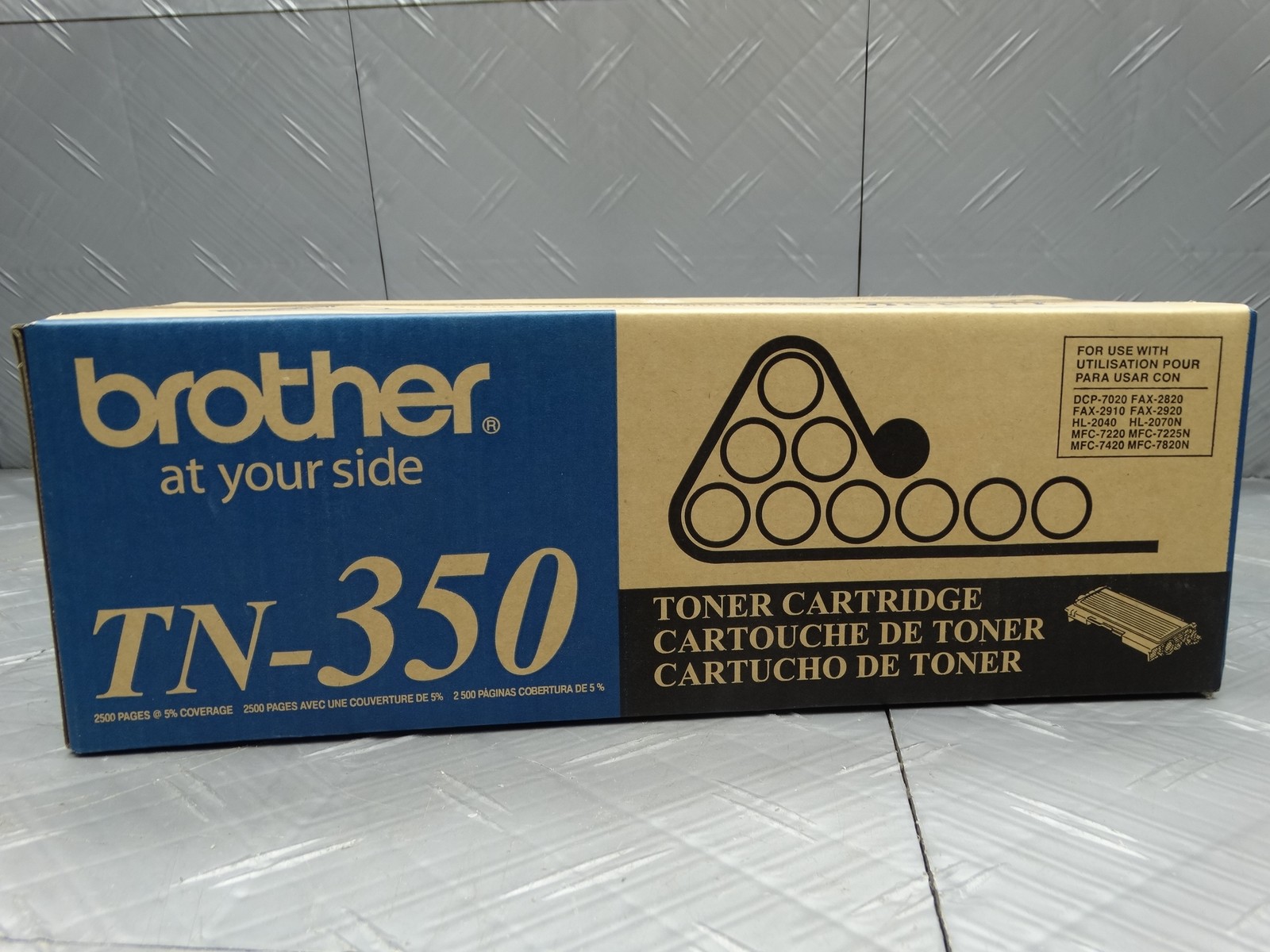 Original Brother TN-350 2500 Yield Black Toner Cartridge
