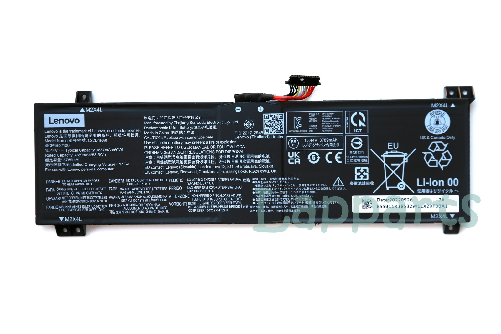 New Original L22X4PA0 L22M4PA0 L22D4PA0 OEM Battery for Lenovo LOQ 15IRH8 15APH8